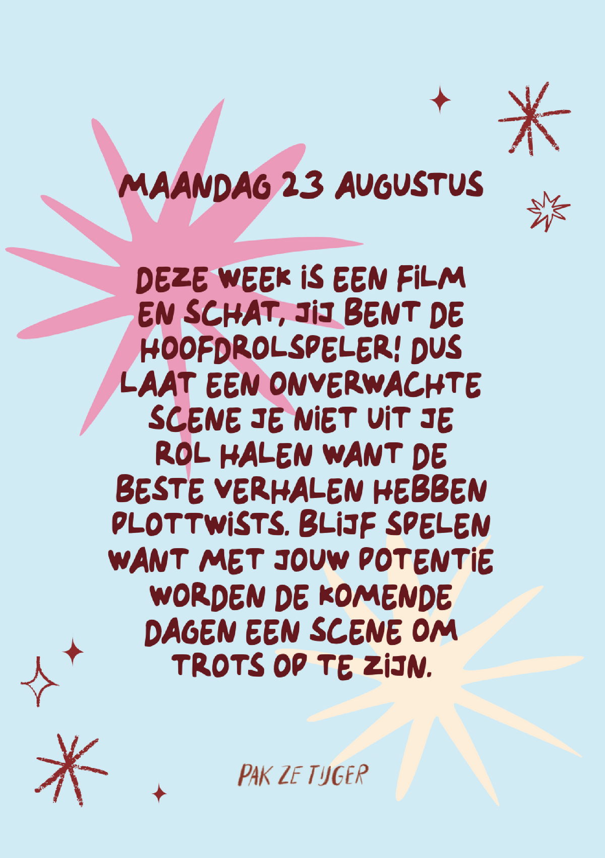 Scheurkalender 2027 - Pak Ze Tijger (PRE-ORDER)