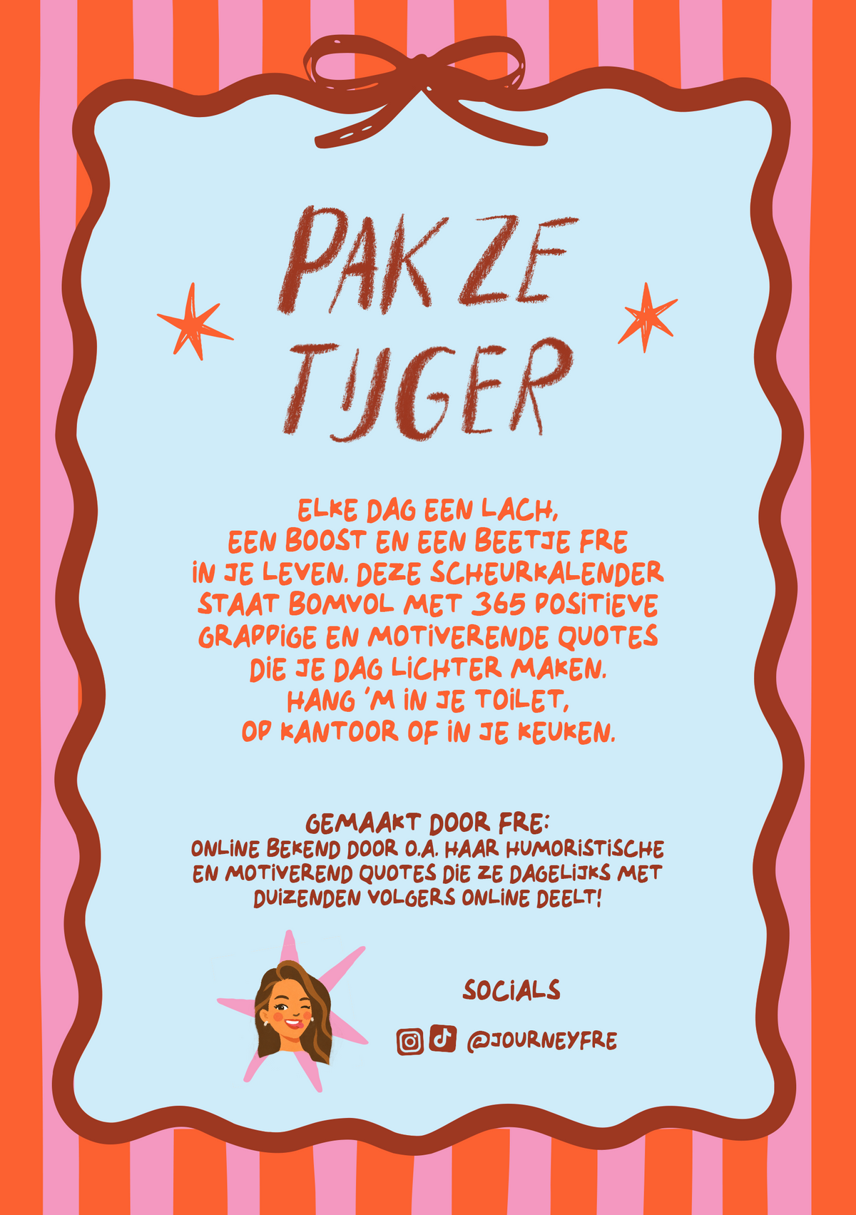 Scheurkalender 2027 - Pak Ze Tijger (PRE-ORDER)